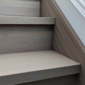 Oak steps with surrounds