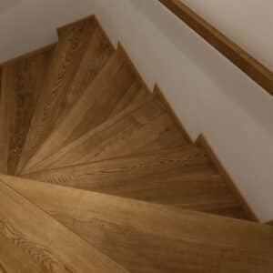 Wooden stair treads