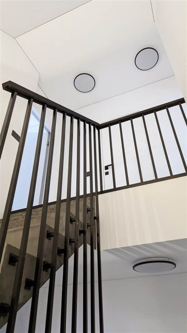 Internal stair handrails in Pavilnys