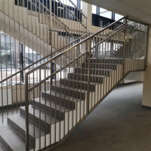 Stainless steel school railings