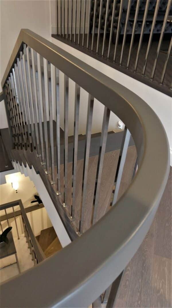 Stainless steel stair guard railing