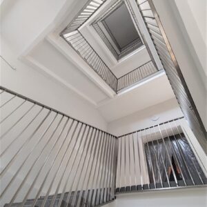 Stainless steel railings in school