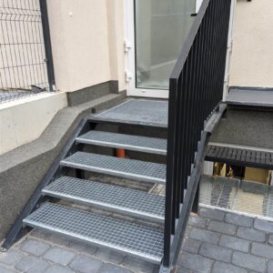 Metal staircase