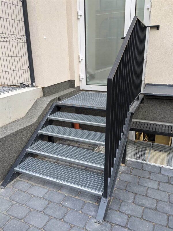 Metal staircase