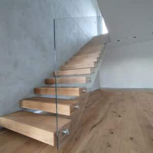 Frameless glass railings Vilnius