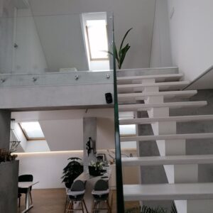 Frameless glass railings Kaunas