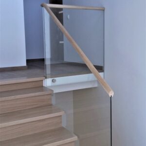 Frameless glass railings Vilnius