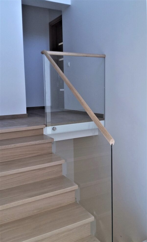 Frameless glass railings Vilnius