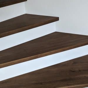 Wooden stair treads