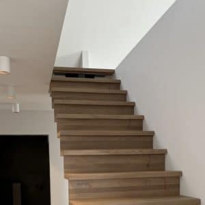 Ash steps with LED