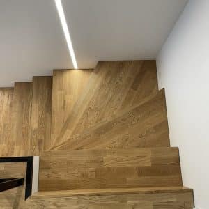 Steps of laminated panel