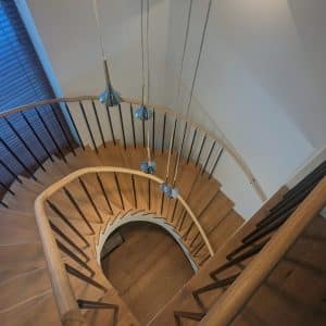 The spiral staircase