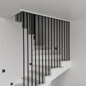 Metal stair handrails Kaunas