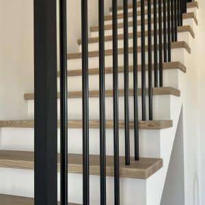 Metal internal railings