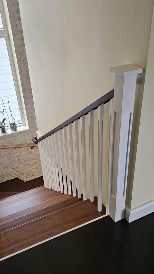 Moulded wooden railings